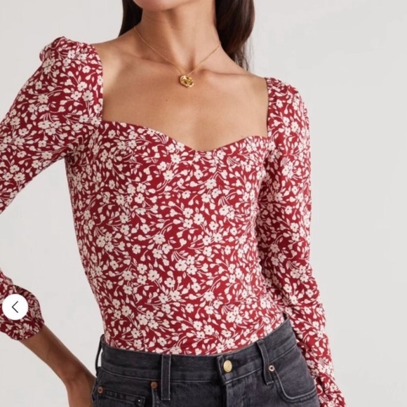 Reformation Tops - NWOT Reformation Reign Top  Flower Girl